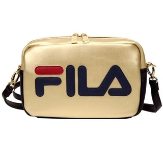 新品送料無料FILA(フィラ)クリスタル ショルダーバッグ ゴールド