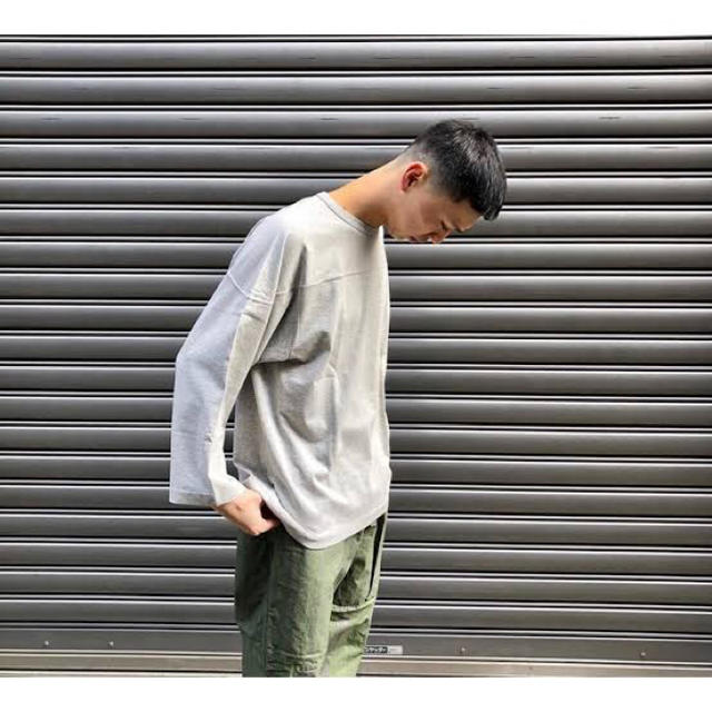 COMOLI 21ss フットボールTシャツ 3 コモリ