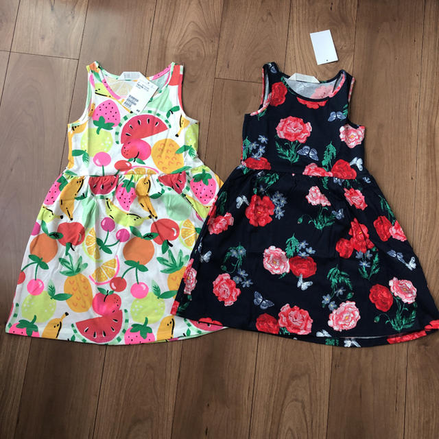 H&M(エイチアンドエム)のH&M☆ワンピースセット　110/115 キッズ/ベビー/マタニティのキッズ服女の子用(90cm~)(ワンピース)の商品写真