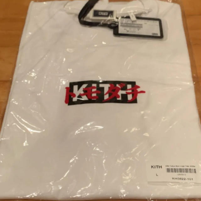 トップスKITH TOKYO BOX LOGO TEE トモダチ 白 L Tシャツ