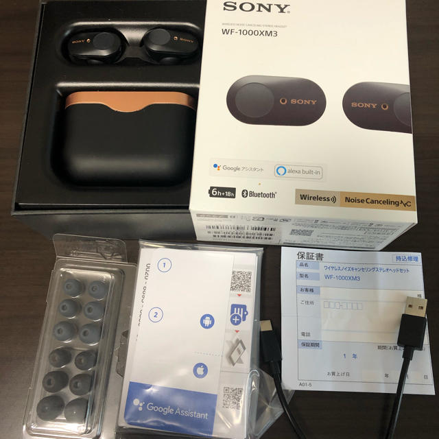 【正規逆輸入品】 SONY - ワイヤレス WF-1000XM3 SONY ヘッドフォン/イヤフォン
