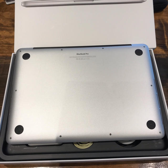 ノートPC【値下げ】MacBookPro (ストレージ500GB)画面割れのみ