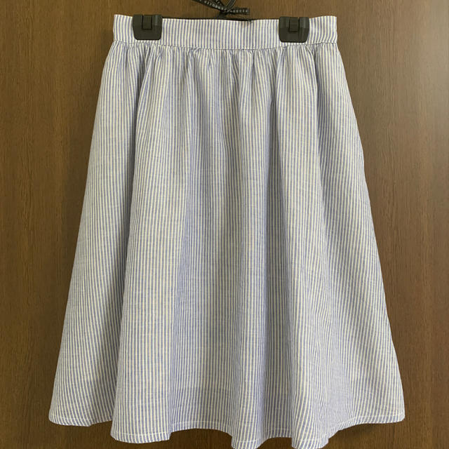 NICE CLAUP(ナイスクラップ)のNICE CLAUP ギャザーフレアスカート　 レディースのスカート(ひざ丈スカート)の商品写真