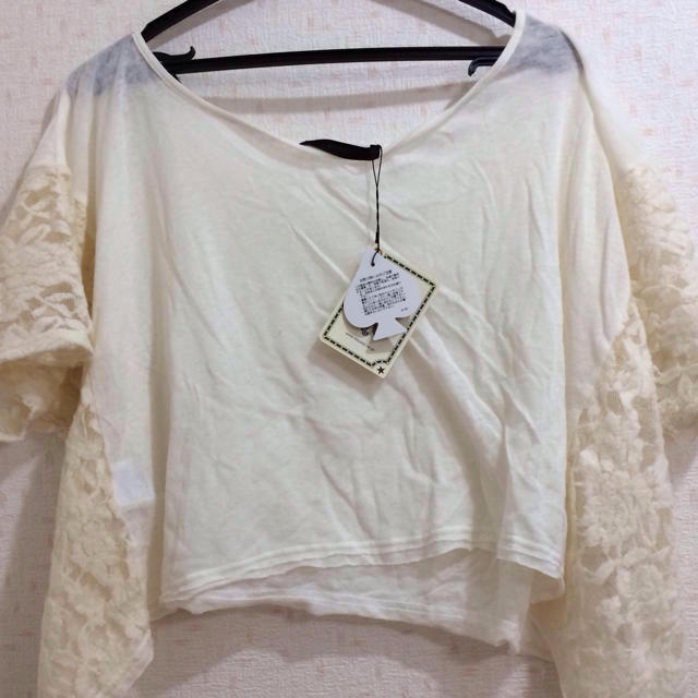 moussy(マウジー)の新品moussy レースTシャツ  レディースのトップス(Tシャツ(半袖/袖なし))の商品写真