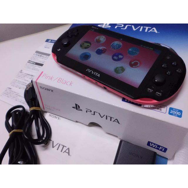 PlayStation Vita - PSVITA PCH-2000 Pink/Blackの通販 by ヨシ's shop｜プレイステーション