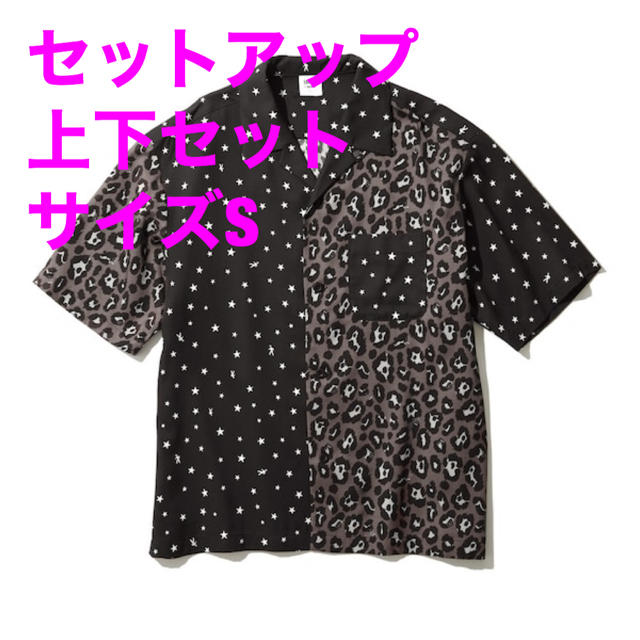 GU×SOPH オープンカラーシャツ(5分袖1MW by SOPH セットアップ