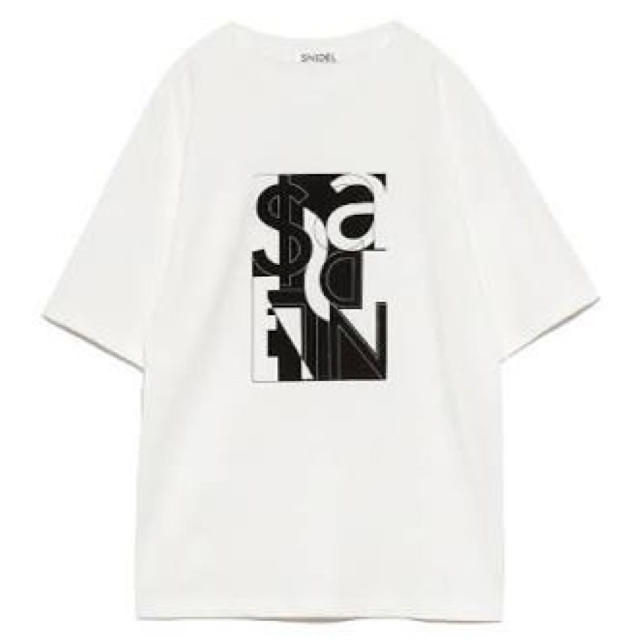 SNIDEL(スナイデル)のスナイデル ロゴTシャツ レディースのトップス(Tシャツ(半袖/袖なし))の商品写真