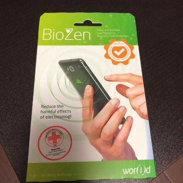 値下げ☆電磁波カットシール BioZenプラス スマホ/家電/カメラのスマホ/家電/カメラ その他(その他)の商品写真