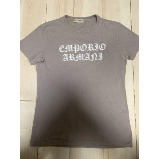 エンポリオアルマーニ(Emporio Armani)のEMPORIO ARMANI 半袖 Tシャツ　グレー(Tシャツ/カットソー(半袖/袖なし))