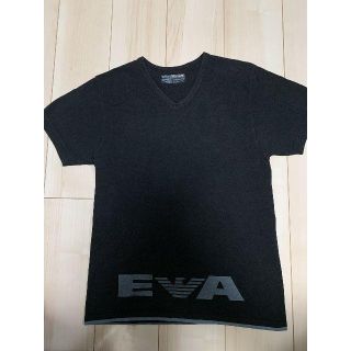 エンポリオアルマーニ(Emporio Armani)のEMPORIO ARMANI 半袖 Tシャツ　黒(Tシャツ/カットソー(半袖/袖なし))