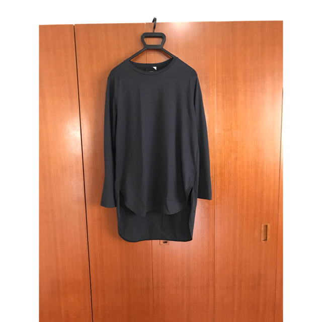 L'Appartement DEUXIEME CLASSE(アパルトモンドゥーズィエムクラス)のATON エイトン ラウンドヘム Tシャツ 七分袖 レディースのトップス(Tシャツ(長袖/七分))の商品写真