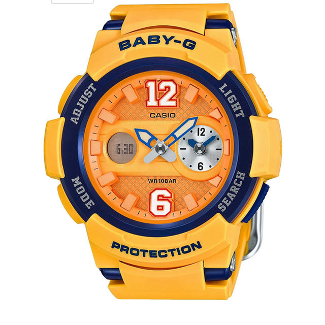 Baby-G(ベビージー)の[カシオ] 腕時計 ベビージー BGA-210-4BJF イエロー レディースのファッション小物(腕時計)の商品写真