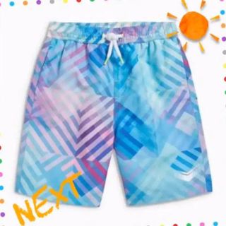 ネクスト(NEXT)の☀︎next9才幾何学模様海水パンツ135cm(水着)