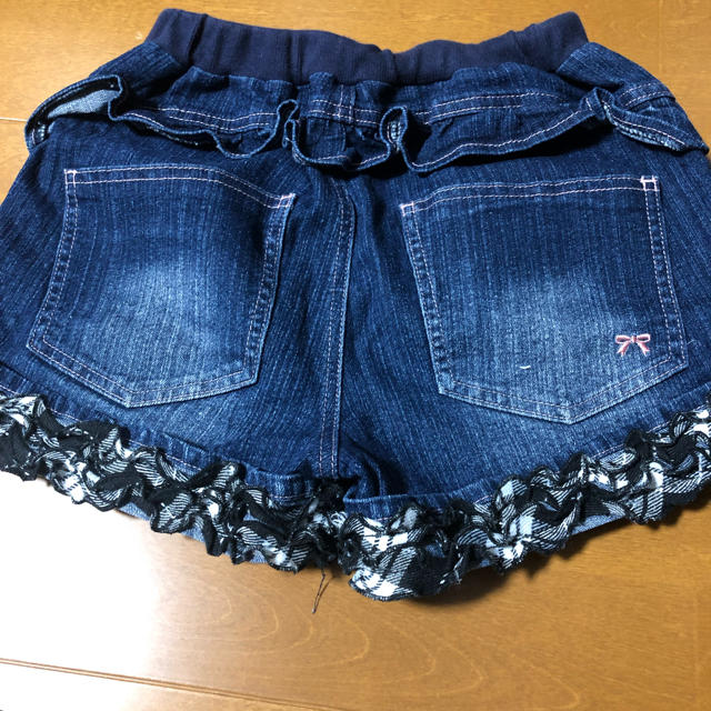 RIO(リオ)のRioデニムショートパンツ キッズ/ベビー/マタニティのキッズ服女の子用(90cm~)(パンツ/スパッツ)の商品写真