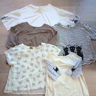 フェリシモ(FELISSIMO)のフェリシモ♡トップス5枚セット(カットソー(半袖/袖なし))