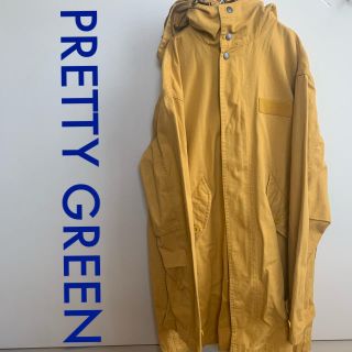 PRETTY GREEN モッズコート フーデットパーカー イエロー www