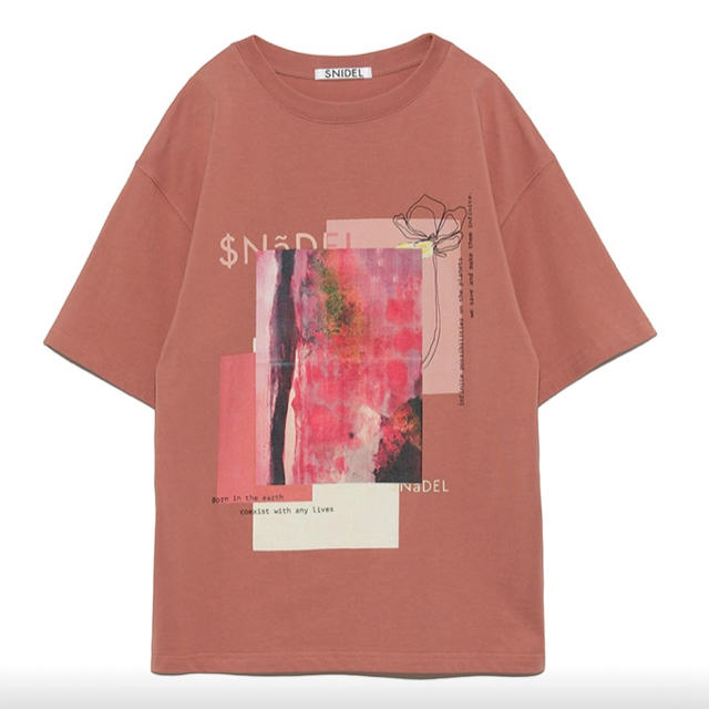 SNIDEL(スナイデル)のスナイデル ロゴTシャツ レディースのトップス(Tシャツ(半袖/袖なし))の商品写真