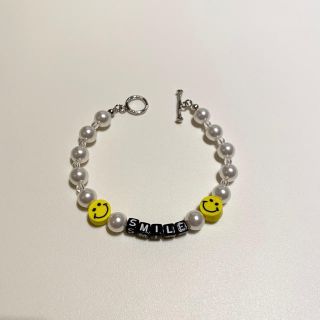 キャピタル(KAPITAL)のpearl beads bracelet パールビーズブレスレット(ブレスレット)