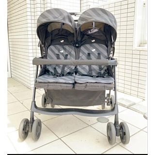 ○使用感の無い美品○ 送料込☆ joie ベビーカー 双子 二人乗り 付属品