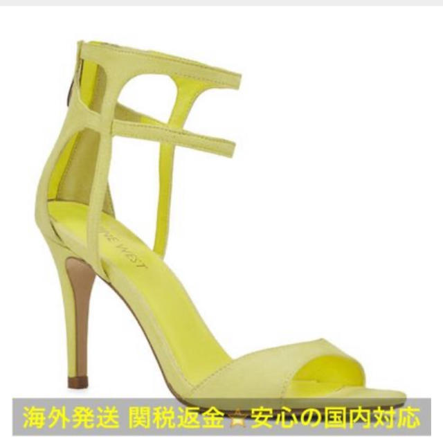 NINE WEST(ナインウエスト)のナインウエスト　35.5 22.5 イエロー レディースの靴/シューズ(サンダル)の商品写真