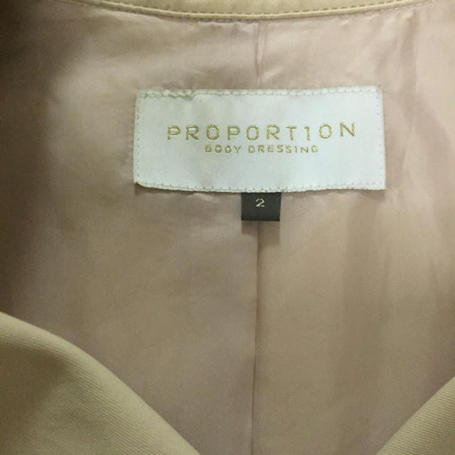 PROPORTION(プロポーション)のプロポーション トレンチコート レディースのジャケット/アウター(トレンチコート)の商品写真