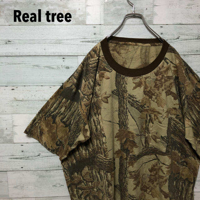 Real tree リアルツリー カモ 迷彩 ポケットTシャツ カットソー メンズのトップス(Tシャツ/カットソー(半袖/袖なし))の商品写真