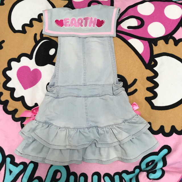 EARTHMAGIC(アースマジック)のセーラジャンスカ キッズ/ベビー/マタニティのキッズ服女の子用(90cm~)(ワンピース)の商品写真