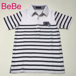ベベ(BeBe)のBeBe ポロシャツ　ホワイト(Tシャツ/カットソー)