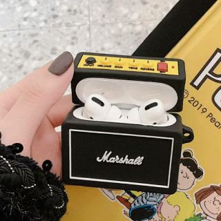 AirPods pro対応ケース　マーシャル  エアポッツ プロ ケース(ヘッドフォン/イヤフォン)