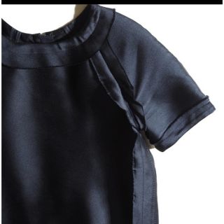 LANVIN - ☆美品 LANVIN ランバン 高級 サテンブラウス ネイビー 34の ... ★美品 LANVIN ランバン 高級 サテンブラウス ネイビー 34