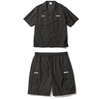 ソフ(SOPH)の【上下セットアップ】GU SOPH 黒 black XLサイズ(ルームウェア)