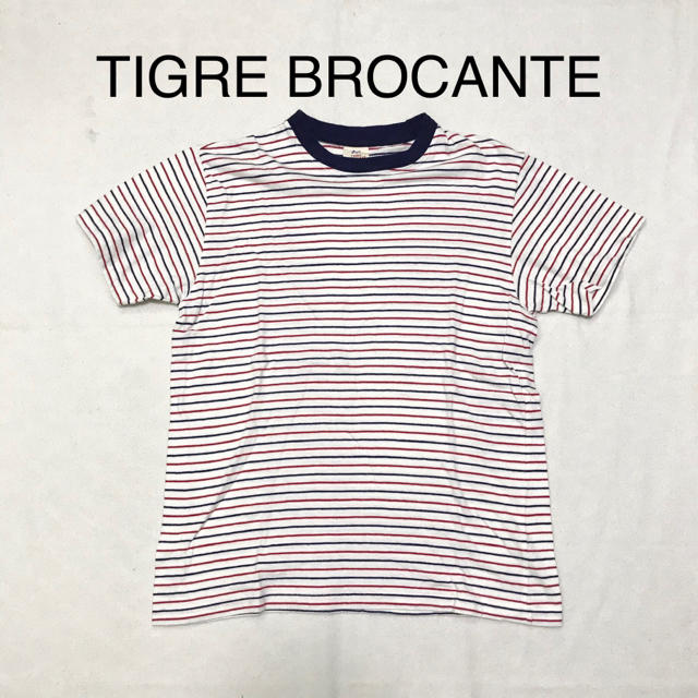 Tigre Brocante Tigre Brocante メンズs ボーダーtシャツ 白地に赤青のボーダーの通販 By ケン S Shop ティグルブロカンテならラクマ