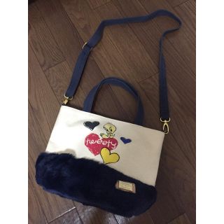 サマンサタバサ(Samantha Thavasa)のトゥイーティー♡ショルダー付bag♡美品(ショルダーバッグ)