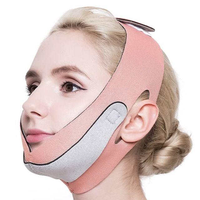小顔 ベルト リフトアップ フェイスマスク PLEASINGSAN  コスメ/美容のスキンケア/基礎化粧品(フェイスローラー/小物)の商品写真