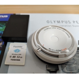 オリンパス  OLYMPUS E-PL6 ダブルズームキット Flash Air