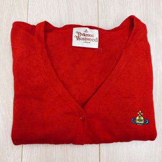 ヴィヴィアンウエストウッド(Vivienne Westwood)の★Vivienne Westwood定番人気オーブ刺繍カーディガン★美品(カーディガン)