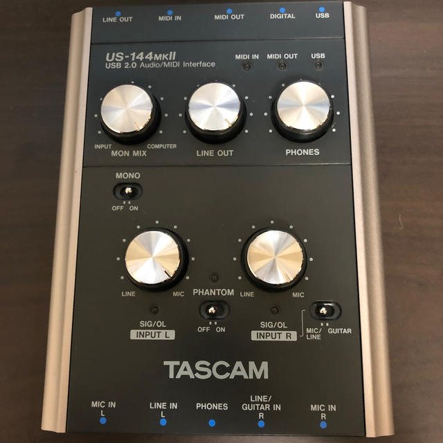 tascam オーディオインターフェイス