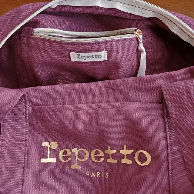 repetto(レペット)のRepettoコットンバッグバーガンディ レディースのバッグ(トートバッグ)の商品写真