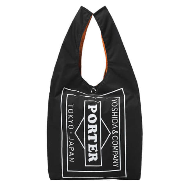 PORTER(ポーター)のPORTER GROCERY BAG(GMS) ポーター エコバック ブラック レディースのバッグ(エコバッグ)の商品写真