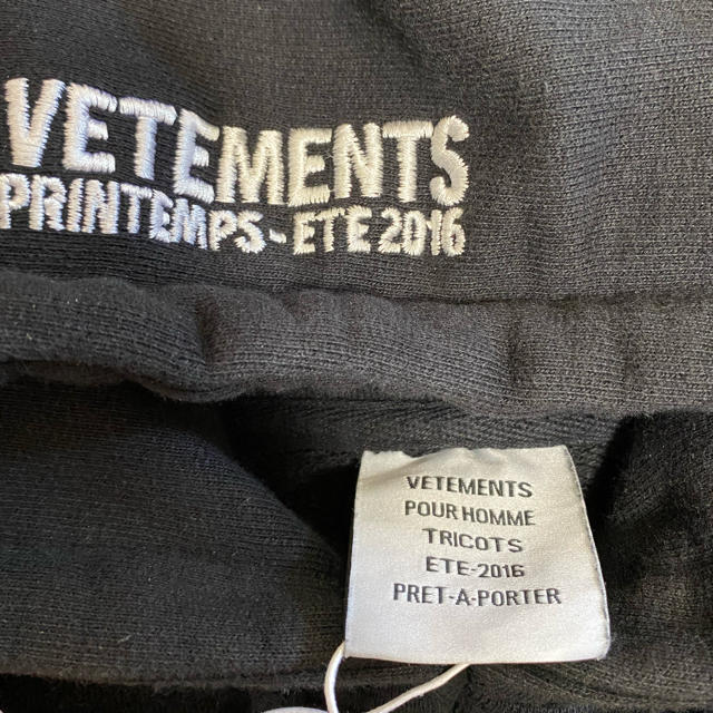 VETEMENTS 再構築フーディー 確実正規品 購入金額118000円 販促販売