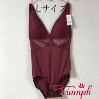 トリンプ(Triumph)のトリンプ フローラルレオパード ボディスーツL(キャミソール)