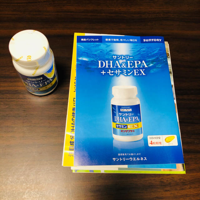 サントリー(サントリー)のサントリー『DHA＆EPA＋セサミンEX』120粒入り／約30日分 食品/飲料/酒の健康食品(その他)の商品写真