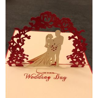 新品•未使用　メッセージカード　<ON YOUR Wedding Day>(カード/レター/ラッピング)