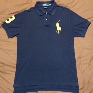 ポロラルフローレン(POLO RALPH LAUREN)のラルフローレン RALPH LAURENポロシャツ ビックポニー 紺 M(ポロシャツ)