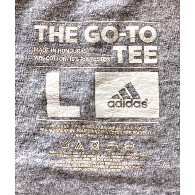 adidas(アディダス)の【ビンテージ★古着】アディダス Tシャツ 半袖ミックスグレー GO-TO TEE メンズのトップス(Tシャツ/カットソー(半袖/袖なし))の商品写真