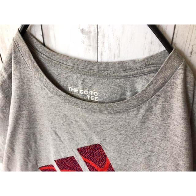 adidas(アディダス)の【ビンテージ★古着】アディダス Tシャツ 半袖ミックスグレー GO-TO TEE メンズのトップス(Tシャツ/カットソー(半袖/袖なし))の商品写真