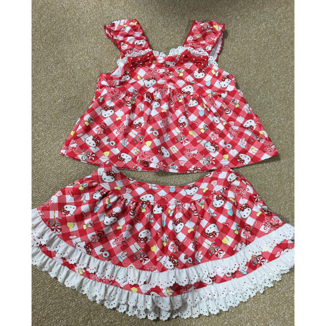 サンリオ(サンリオ)のサンリオ 女の子水着 キッズ/ベビー/マタニティのキッズ服女の子用(90cm~)(水着)の商品写真