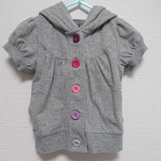 ベビーギャップ(babyGAP)のベビーギャップ 半袖 パーカー 90(ジャケット/上着)