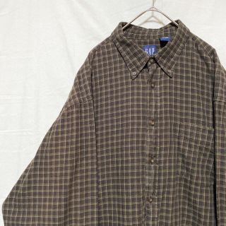 ギャップ(GAP)のOld GAP オールドギャップ 90's オーバーサイズ チェックシャツ 古着(シャツ)