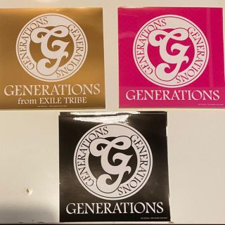 ジェネレーションズ(GENERATIONS)のGENERATIONS ロゴ ステッカー(ミュージシャン)